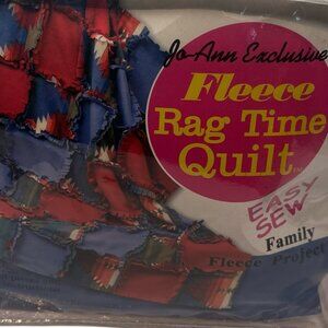 Jo-Ann Fleece Rag Time Quilt Kit DIY